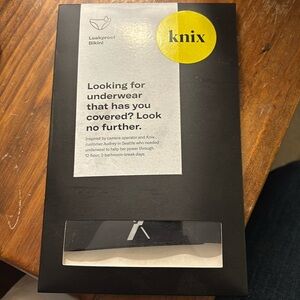 New Knix Leakproof Bikini Underwear Small